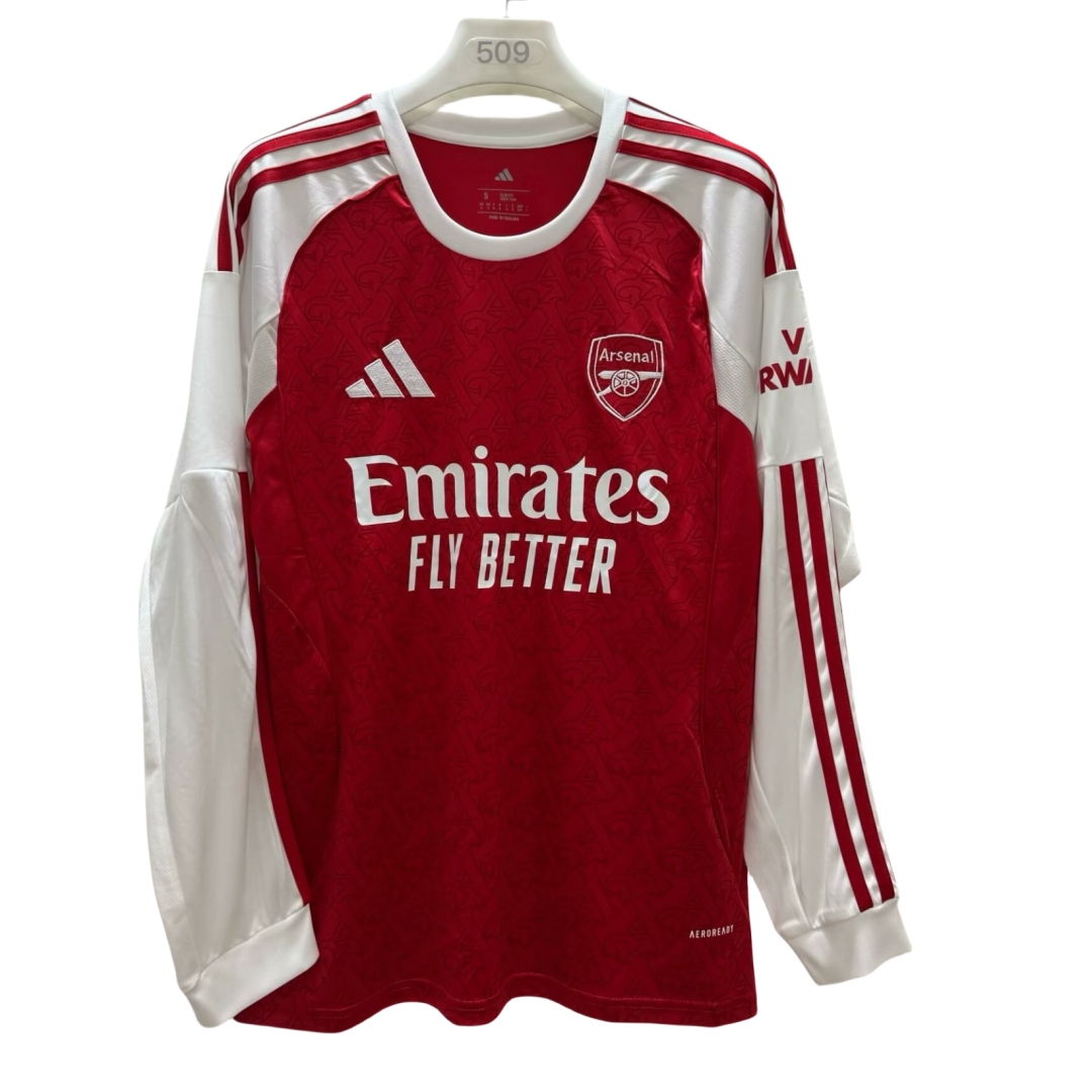 Arsenal Home Long Sleeve Jersey 25/26