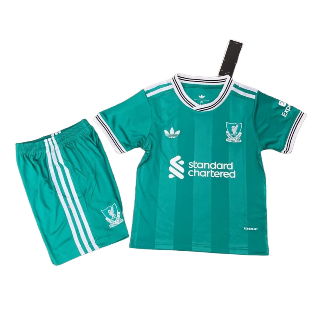 liverpool Third Kid Kit 25/26(Jersey and Short)