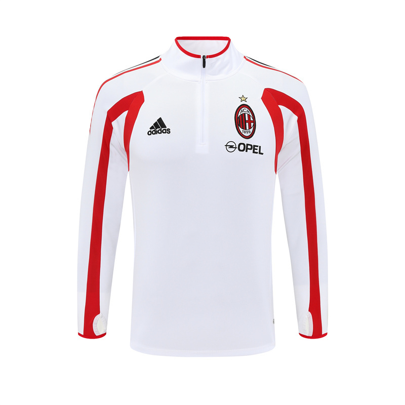 AC Milan White Long Sleeve Training Jersey 2005 2006 - Image 2