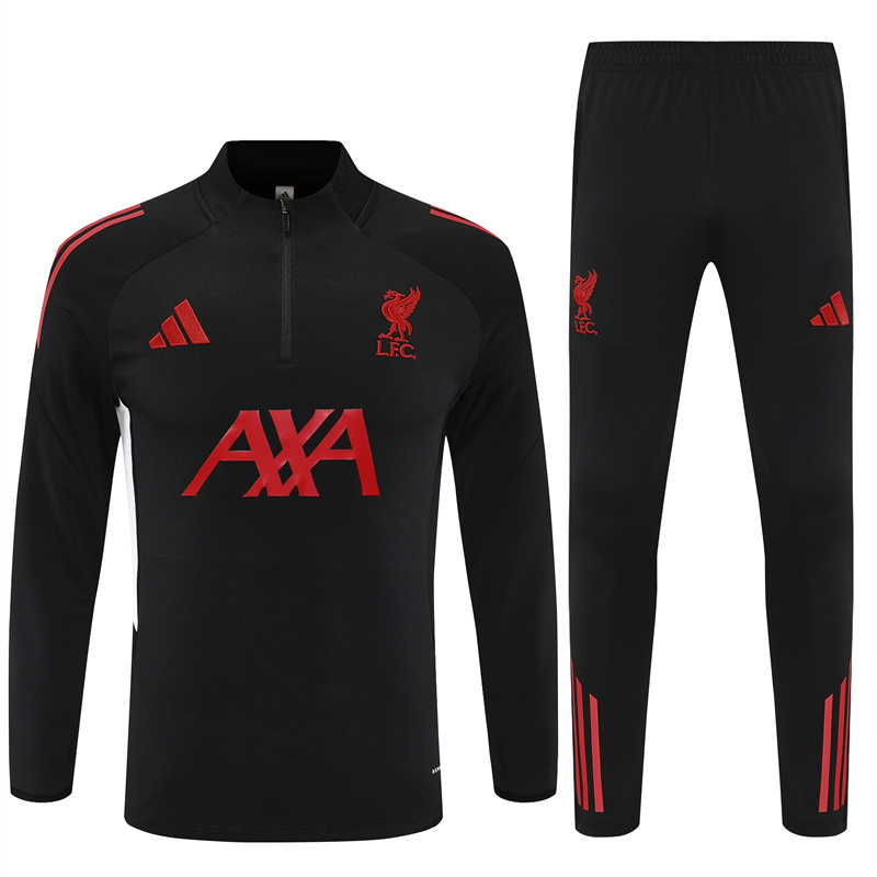 Liverpool Black Tracksuit 25/26