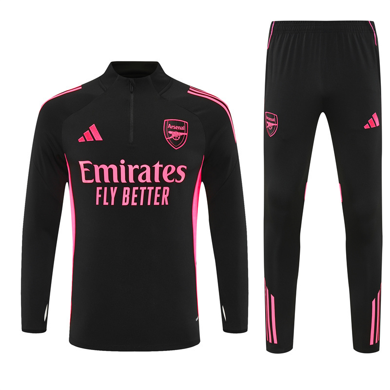 Arsenal Black Tracksuit 25/26
