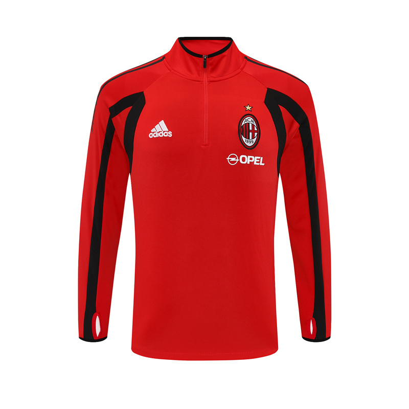 AC Milan Red Long Sleeve Training Jersey 2005 2006 - Image 2