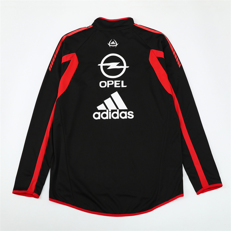 AC Milan Black Long Sleeve Training Jersey 2005 2006 - Image 5