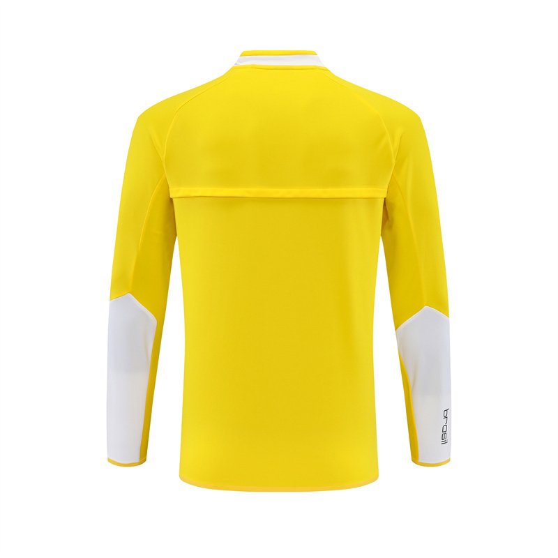 Brazil Yellow Long Sleeve Training Jersey 2002 - Image 3