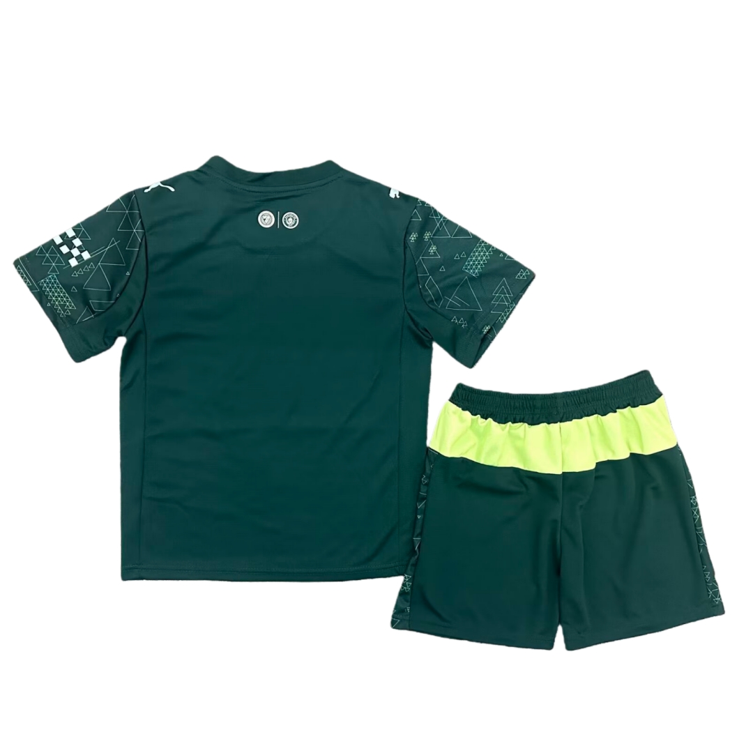 Manchester City Fourth kid Kit 25/26(Jersey and Short) - Image 3