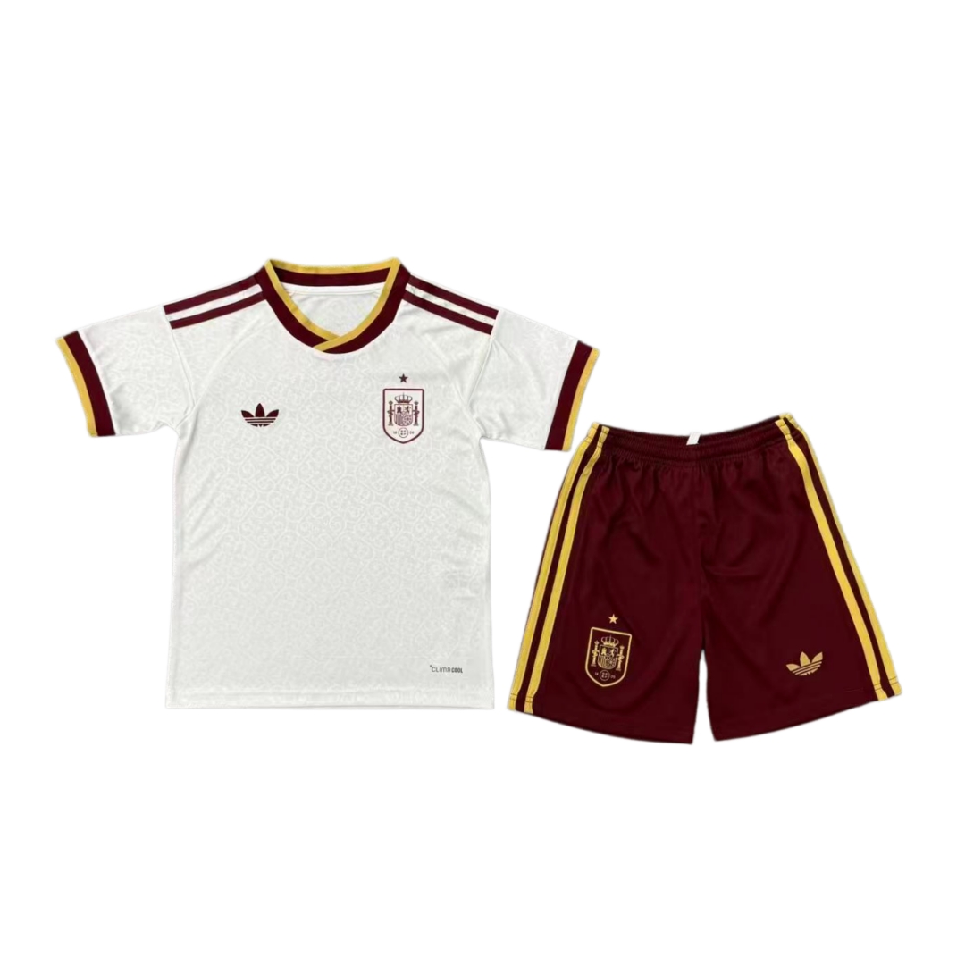 Spain Away kid Kit - World Cup 2026 (Jersey and Short)