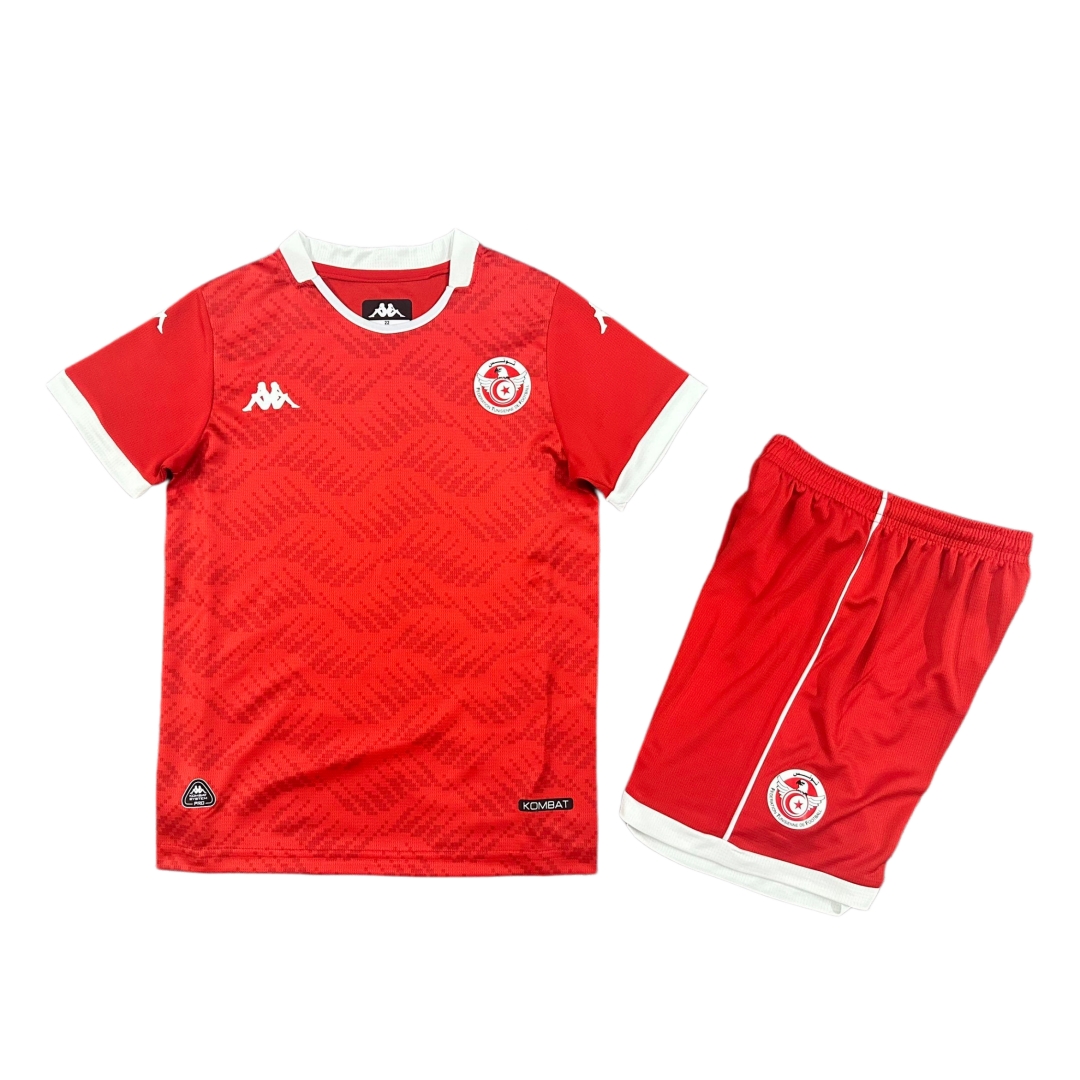 Tunisia Home kid Kit - World Cup 2026(Jersey and Short)