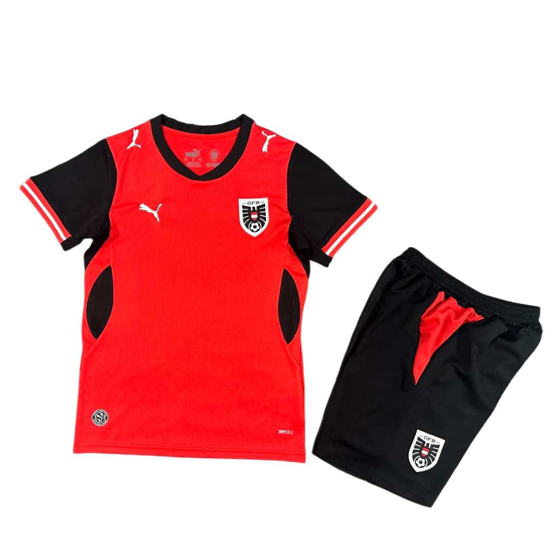 Austria Home kid Kit - World Cup 2026 (Jersey and Short)