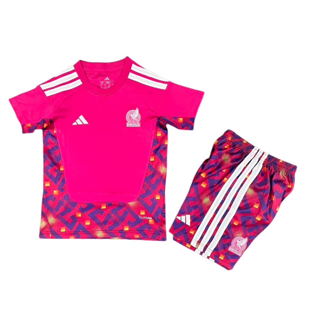 Mexico Purple GK kid Kit - World Cup 2026(Jersey and Short)