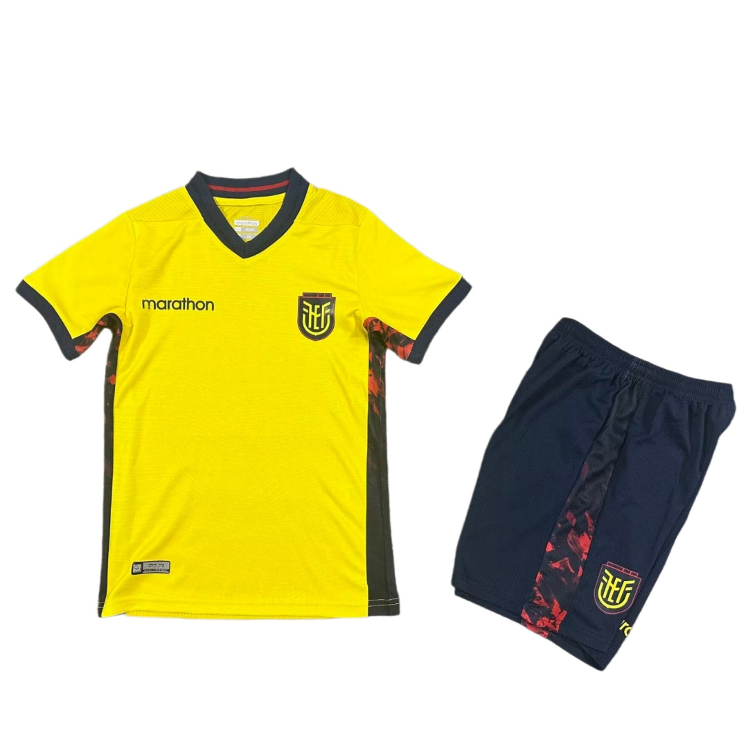 Ecuador Home kid Kit - World Cup 2026 (Jersey and Short)
