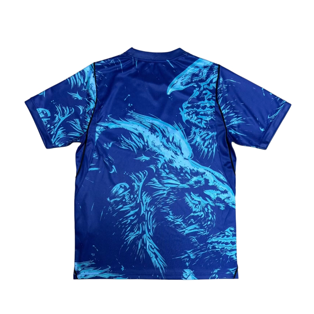 Alternative view of England Blue GK Jersey - World Cup 2026