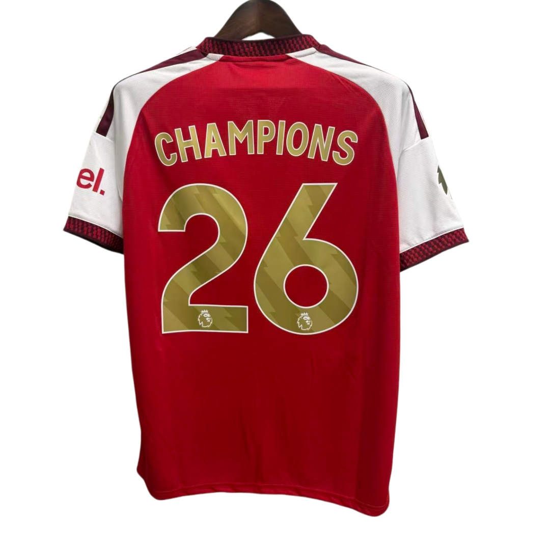 Arsenal’s Premier League triumph with the official 2026/27 home Jersey