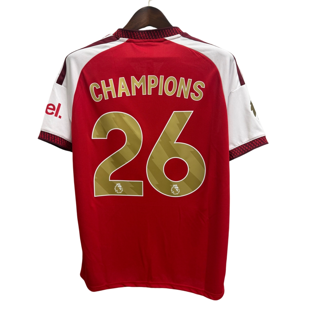 Arsenal’s Premier League triumph with the official 2026/27 home Jersey