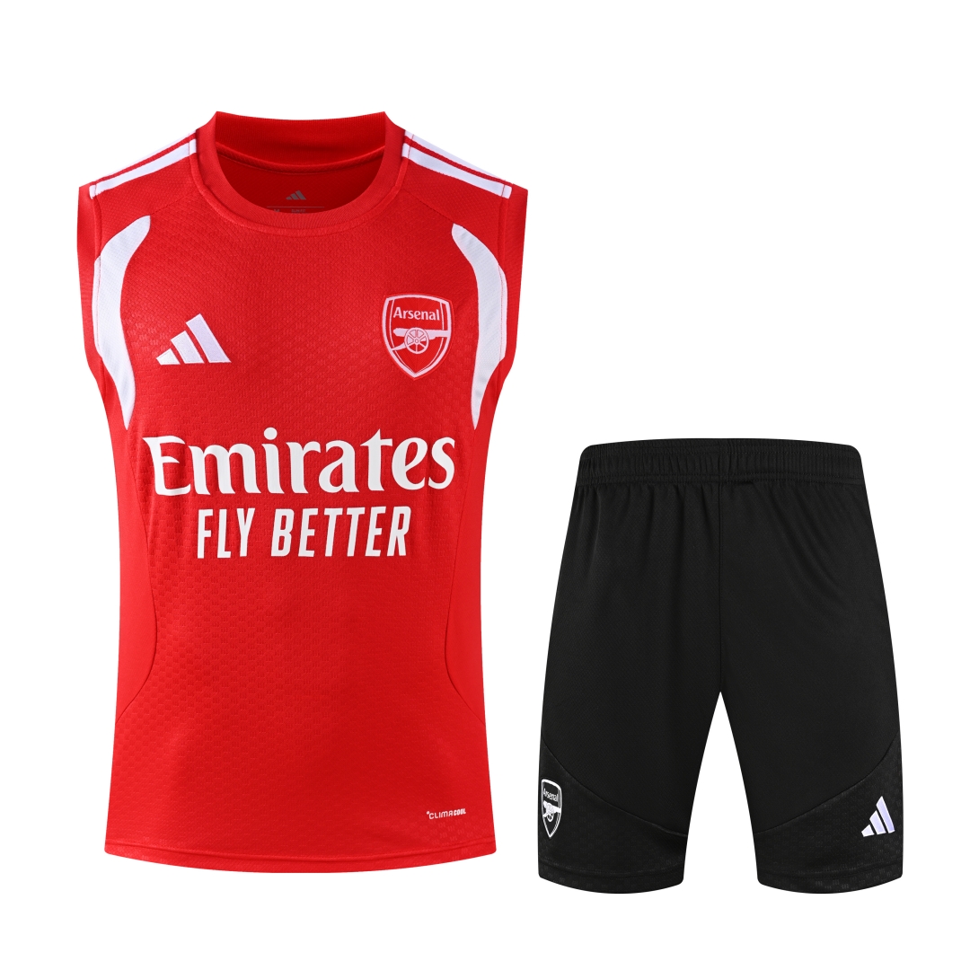 Arsenal Red Sleeveless Training Suit 2627