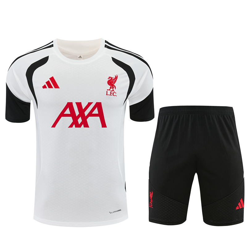 Liverpool White Short Sleeve Training Suit 2627