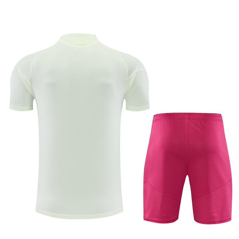 Alternative view of Real Madrid Yellow Short Sleeve Training Suit 2627