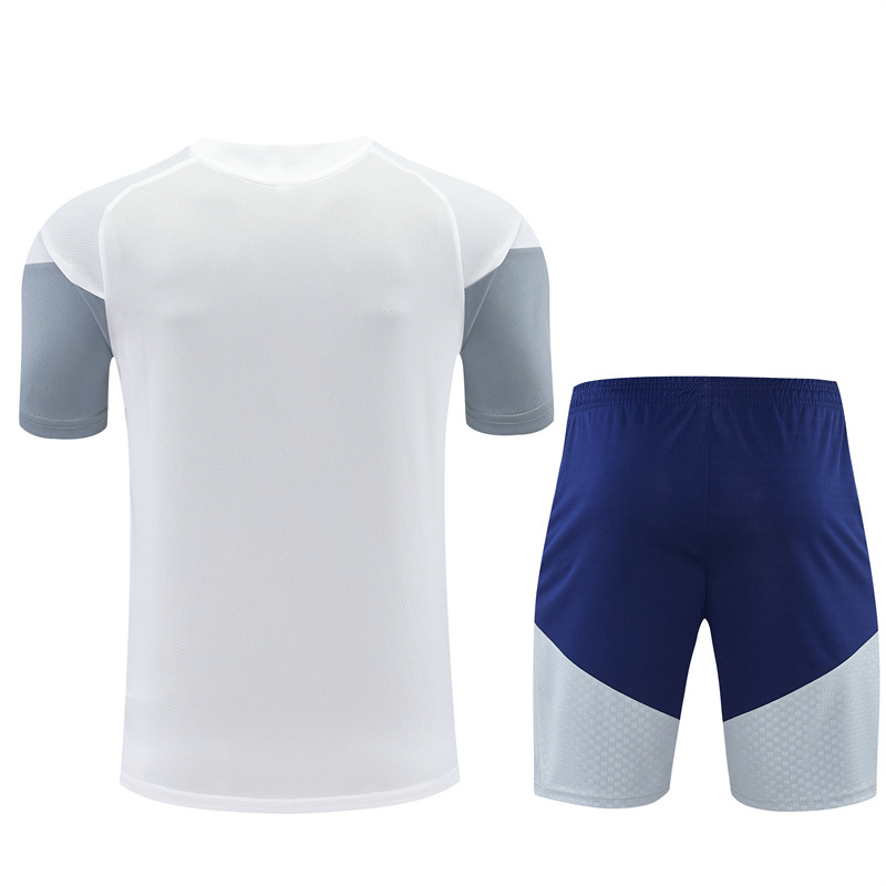 Alternative view of Real Madrid White Short Sleeve Training Suit 2627