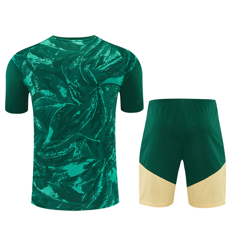 Alternative view of Real Madrid Green Short Sleeve Training Suit 2627