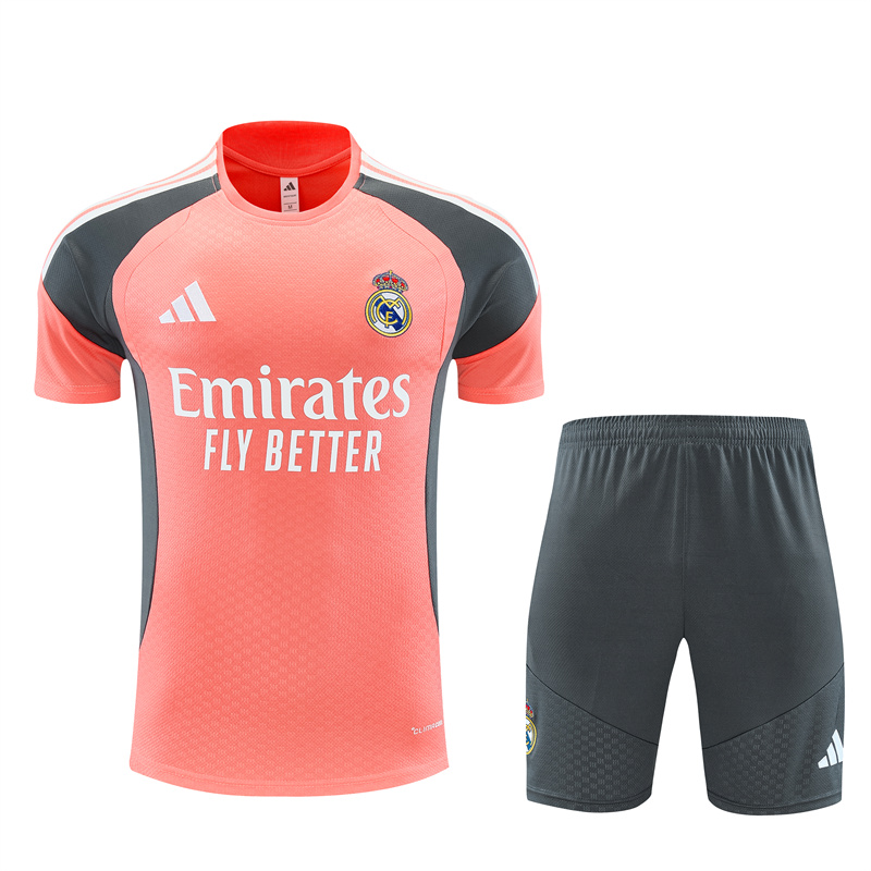 Real Madrid Orange Short Sleeve Training Suit 2627