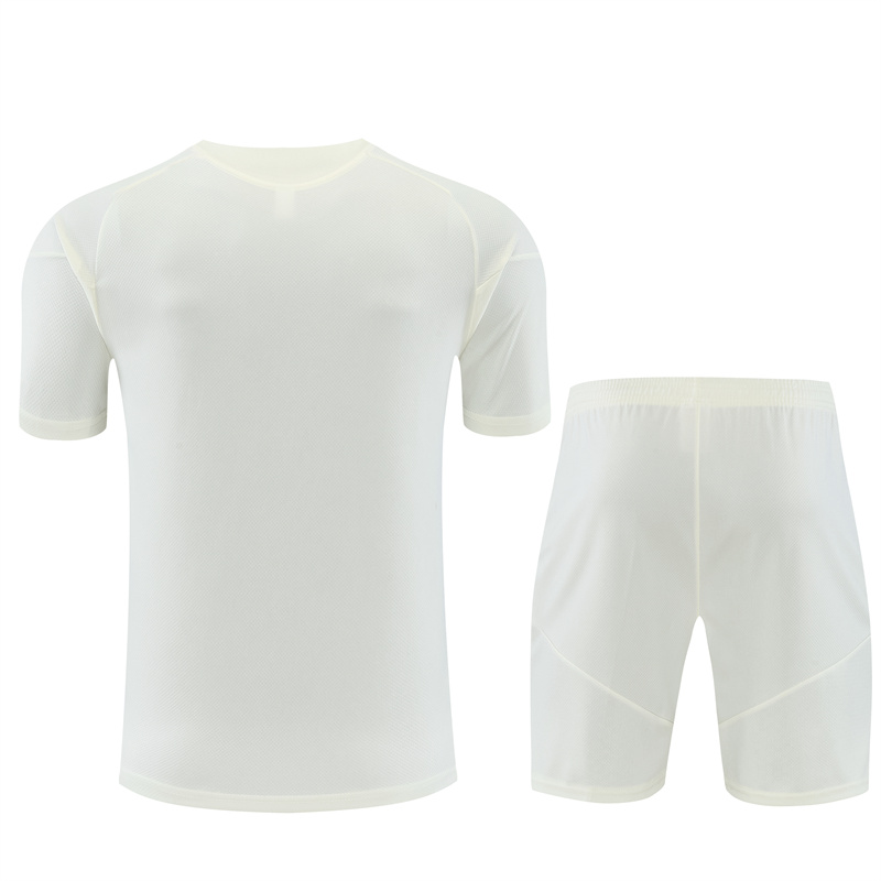 Alternative view of Real Madrid Yellow Short Sleeve Training Suit 2627