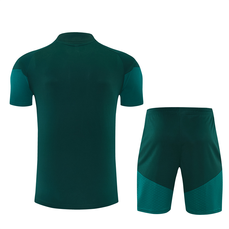 Alternative view of Real Madrid Green Short Sleeve Training Suit 2627