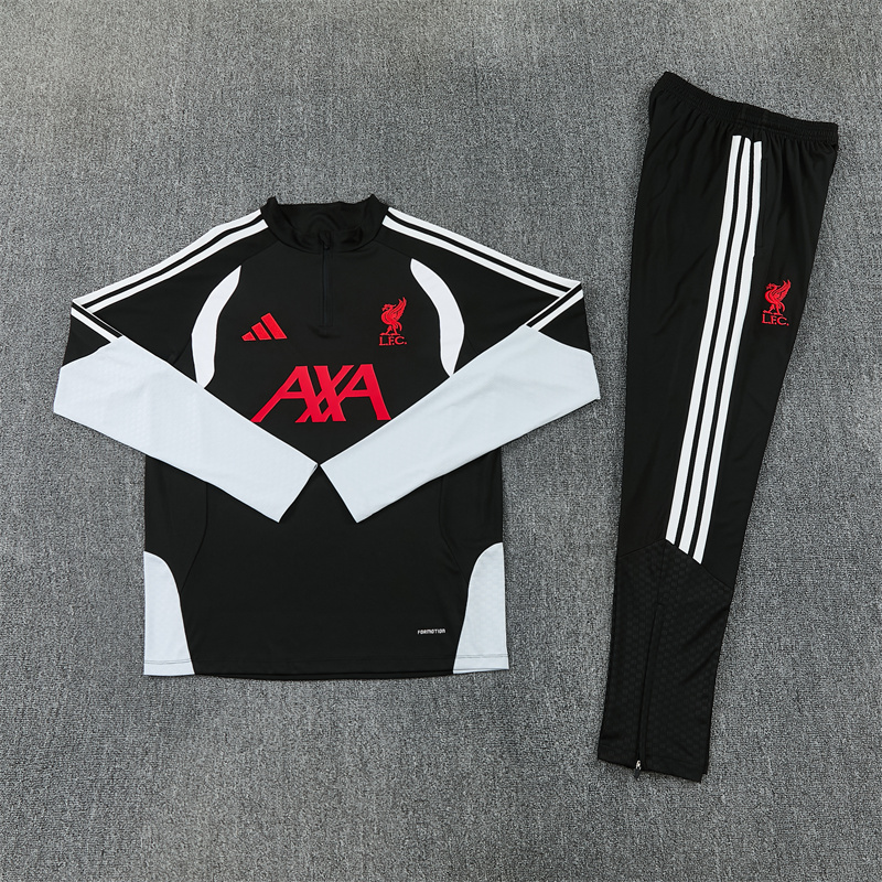 Liverpool Black Long Sleeve Tracksuit 2627 - Image 3