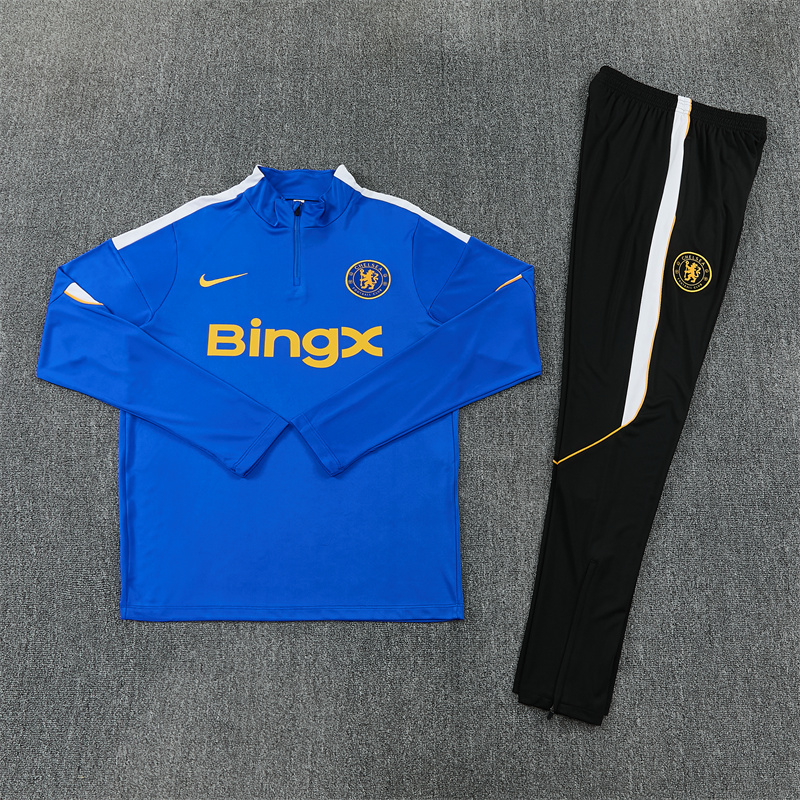 Chelsea Blue Long Sleeve Training Suit 2627 - Image 3