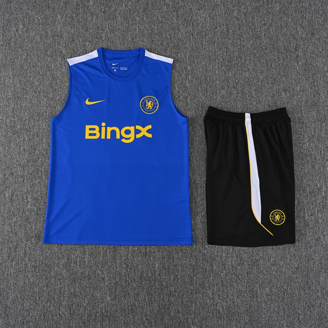 Chelsea Blue Vest Training Suit 2627 - Image 3