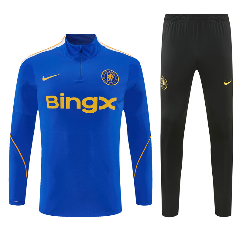 Chelsea Blue Long Sleeve Training Suit 2627