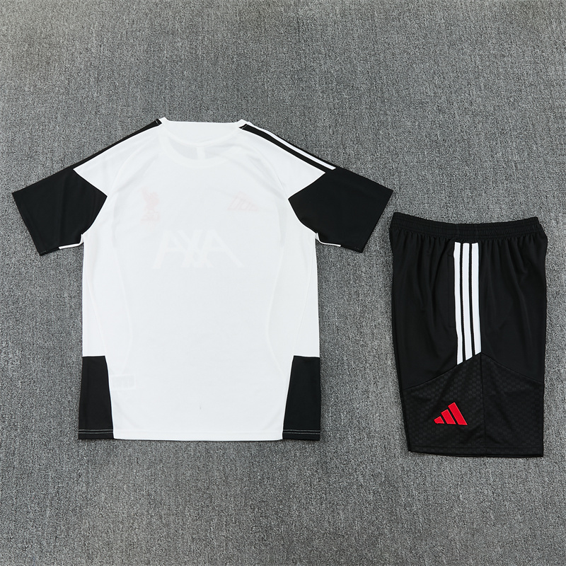 Liverpool White Short Sleeve Training Suit 2627 - Image 4