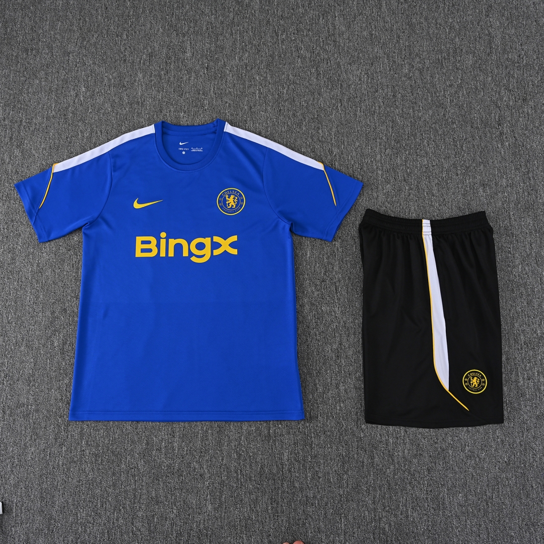 Chelsea Blue Short Sleeve Training Suit 2627 - Image 3